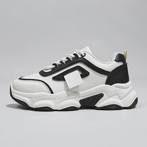 White Shoes for Women 2025 New Student Shoes All-Matching Casual Sports Women's Shoes Comfortable Platform Dad Shoes