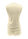 Women's Sleeveless Top Three-Dimensional Flower Bag Hip Skirt Two-Piece Set