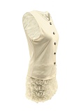 Women's Sleeveless Top Three-Dimensional Flower Bag Hip Skirt Two-Piece Set
