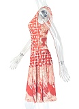 Pleated Slim Round Neck Sleeveless New Short Dress