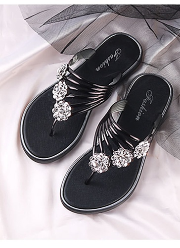 Summer New Flat-Soled Lightweight Outdoor Casual Flip-Flops For Women