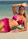 New Gradient Mesh Three-Piece Beach Short Skirt Sexy Bikini