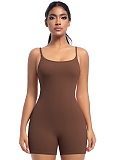 Suspender Jumpsuit Dance Running Fitness Sports One-Piece Tight Yoga Suit