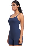 Suspender Jumpsuit Dance Running Fitness Sports One-Piece Tight Yoga Suit