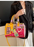 Personalized PU Embroidery Women'S Zipper Bag