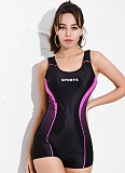 New Large Size Quick-Drying Slimming One-Piece Swimming Suit For Women