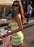 Summer New Striped Sexy Suspender Slim Dress For Women