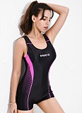 New Large Size Quick-Drying Slimming One-Piece Swimming Suit For Women