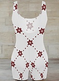 Women'S Casual Printed Sports Jumpsuit With Suspenders