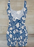 Women'S Casual Printed Sports Jumpsuit With Suspenders