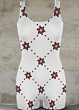 Women'S Casual Printed Sports Jumpsuit With Suspenders