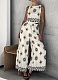 Fashion Women's Casual Printed Sleeveless Top Wide-leg Pants Suit