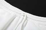 2025 Personalized Solid Color U-Neck Sleeveless Navel-Exposed Pants Set
