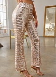 Sexy High Waist Sequined Flared Casual Pants Wholesale