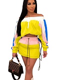Casual Sun Protection Short Skirt Two Piece Suit