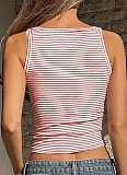Summer New Product Navel-Baring Striped Small Vest For Women Wholesale