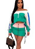 Casual Sun Protection Short Skirt Two Piece Suit