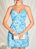 Sexy Backless Nail Bead Sequin Dress Wholesale