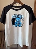Fashionable Casual Summer Raglan Sleeve Letter Print T-Shirt For Women