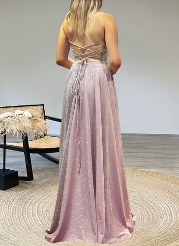 Fashion Women'S Temperament Sexy Suspender Backless Gold-Stamping Dress Wholesale