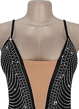 Fashion Women'S Summer Sexy Perspective Suspenders Perm Brick Dress Wholesale