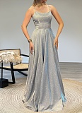 Fashion Women'S Temperament Sexy Suspender Backless Gold-Stamping Dress Wholesale