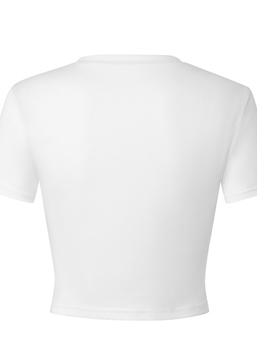 Fruit Print Slim Fit Hot Girl Navel Short Sleeve Women'S T-Shirt