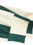 New Fashion Striped Lapel Top High Waist Shorts Two-Piece Suit For Women
