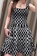 New Style Suspender Water Ripple Waist Slim Fit Knitted Dress