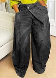 New Vintage Distressed Washed Loose Women'S Jeans Wholesale