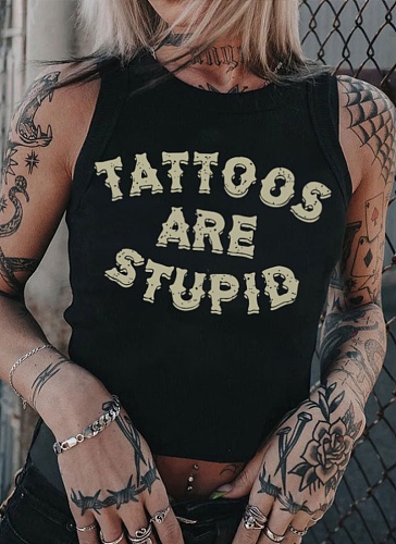 Summer Sleeveless Printed Loose Casual Vest
