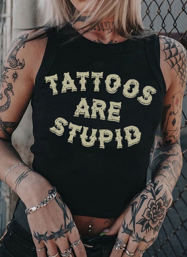 Summer Sleeveless Printed Loose Casual Vest