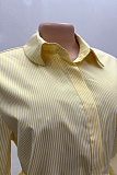 Fashion Casual Long-Sleeved Shirt Pleated Skirt Two-Piece Suit For Women