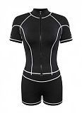New Fashion Elegant Yoga Slim Fit Top And Shorts Two-Piece Set