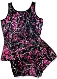 Sexy Tight Printed Vest Shorts Two Piece Suit For Women