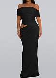 Fashionable Women'S Clothing, Sexy Tube Top, Hip-Wrapped See-Through Dress