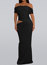 Fashionable Women'S Clothing, Sexy Tube Top, Hip-Wrapped See-Through Dress