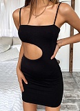 Summer New Suspender Hollow Sexy Hip Dress