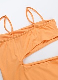 Summer New Suspender Hollow Sexy Hip Dress