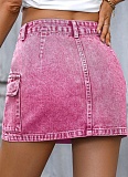 Street Fashion Hip-hugging Denim Skirt