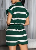 Women'S Short-Sleeved Loose Casual Sports Jumpsuit