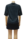 Loose Short-Sleeved Versatile Fashion Dress