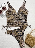 New Leopard Print Swimsuit Two Piece Suit For Women