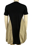 Summer Plus Size Fashionable Patchwork Loose Dress For Women