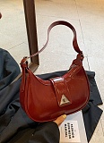 Fashion Underarm Women'S Bag 2025 New Retro Messenger Bag One Shoulder Soft Leather Bag