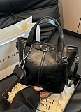 New Retro Portable Bucket Bag Large Capacity Shoulder Messenger Bag