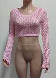 New Street Sexy Lace Ripped See-through Navel Top
