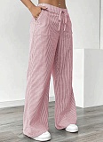 New Striped Casual Versatile Fashion Loose Wide-Leg Trousers
