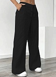 New Striped Casual Versatile Fashion Loose Wide-Leg Trousers