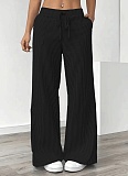 New Striped Casual Versatile Fashion Loose Wide-Leg Trousers